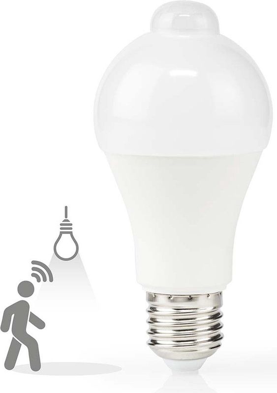 Nedis - LBPE27A601 - Led-lamp - Wit - Kunststof - 4.9 W