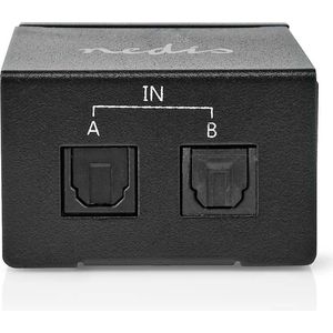 Nedis digitale optische Toslink audio schakelaar - 2 in - 1 uit