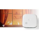 Nedis - Slimme Rookmelder - Wit - Compact Formaat - Wi-Fi Verbonden
