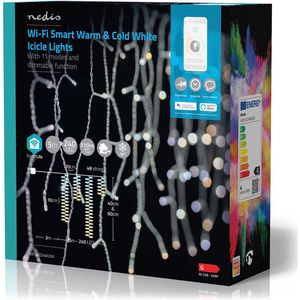 LED Christmas Light Ball 30cm Foldable Christmas Lights with Timer LED Globe 200 LED Bulb Light for Hanging Christmas Lights for Indoor and Outdoor Warm White