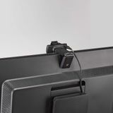 Nedis - Webcam - 2K@30fps - Zwart - Automatische Scherpstelling - Ingebouwde Microfoon