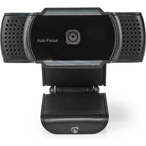 Nedis Webcam - 2K@30fps - Automatische Scherpstelling - Ingebouwde Microfoon - Zwart - zwart 5412810404971