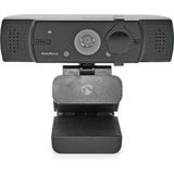 Nedis Webcam - Full HD@60fps / 4K@30fps - Automatische Scherpstelling - Ingebouwde Microfoon - Zwart