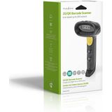 Nedis - Barcode Scanner - Zwart - CMOS - USB - Bedraad