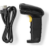 Nedis - Barcode Scanner - Zwart - CMOS - USB - Bedraad