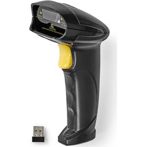 Barcodescanner - Laser - Draadloos - 1D Lineair - Batterij Gevoed / USB Gevoed - USB-dongle