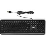 Nedis - USB Toetsenbord - Zwart - 1,5 Meter - QWERTY (US)