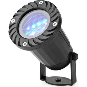 Nedis CLPR1 Decoratieve Verlichting Led Sneeuwvlok Projector Witte En Blauwe Ijskristallen Binnen & Buiten