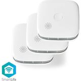 Nedis SmartLife Slimme Rookmelder 3 Stuks WIFIDS20WT3