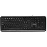 Nedis - KBMU200BKBE - Toetsenbord - Zwart - Standaard Indeling