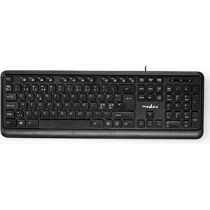 Nedis - Toetsenbord - Bedraad - Membraam - Multimedia - Zwart