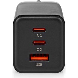 Nedis GaN USB-C Oplader - 65W - Snellader