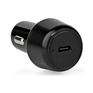 USB autolader | Nedis | 1 poort (USB C, Power Delivery, 30W)