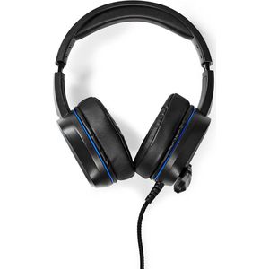 Nedis GHST410BK Gaming Headset Over-Ear Surround USB Type-A Inklapbare Microfoon 2.10 M LED