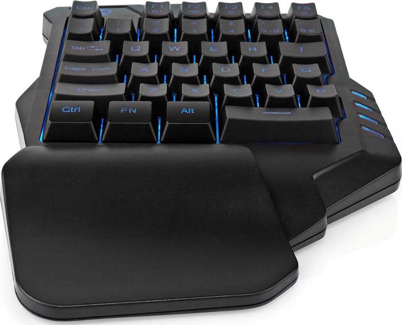 Nedis - GKBDS110BK - Bedraad Gaming Toetsenbord - Zwart - USB Type-A - RGB
