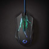 Nedis Gaming USB muis | USB-A | LED | 3600 dpi | 6 knoppen | 1,5 meter