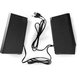 Nedis - Spelluidspreker - Luidsprekerkanalen: 2.0 - Kleur: Zwart - Voeding via USB