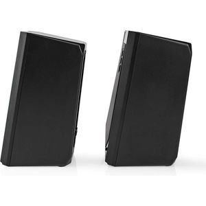 Nedis - Spelluidspreker - Luidsprekerkanalen: 2.0 - Kleur: Zwart - Voeding via USB