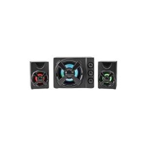 Nedis GSPR31021BK Gaming Speaker 2.1 USB Gevoed 33W LED Volumebediening
