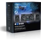NEDIS Gaming Speaker | 2.2 Luidsprekerkanalen | USB aangedreven | 3.5 mm mannelijk | 48 W | LED | Volumeregeling