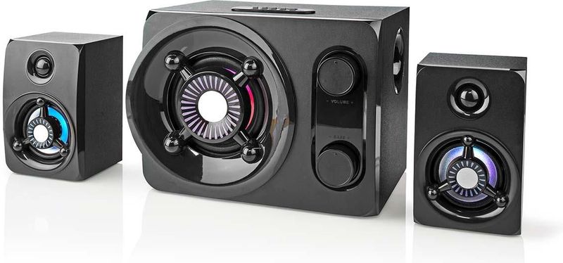 2.1 Gaming Speaker - Zwart - ABS - Met LEDverlichting