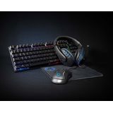 Gaming Combo Kit - 5-in-1 - Toetsenbord, Koptelefoon, Muis, Muismat - Zwart