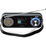 Nedis DAB+ Radio - Tafelmodel - DAB+ / FM - 2.4 "" - Kleurenscherm - Batterij Gevoed / Netvoeding - Digitaal - 24 W - Bluetooth - Koptelefoonoutput - Wekker - Slaaptimer - Handgreep - Zwart