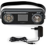Nedis - RDDB5200BK - DAB+ Radio - Zwart - Tafelmodel - Bluetooth