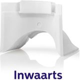 Nedis Kabelmanagement | Buis | Over de hoek | 1 Stuks | PVC | Wit - CMDT4511WT
