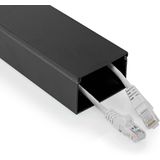 Nedis - Rechthoekige Kabelgoot - Zwart - Kunststof - 1,1 Meter