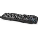 Nedis - Gaming Toetsenbord - Bedraad - Membraam - LED - Qwertz DE - Zwart