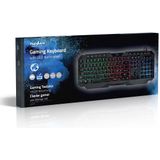 NEDIS Bedraad gamingtoetsenbord | USB Type-A | membraansleutel | LED | QWERTY | Hollandse lay-out | lengte van de alimen kabel