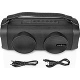 Nedis - SPBB306BK - Bluetooth Party Boombox - Zwart - 24 W