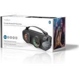 Nedis - SPBB306BK - Bluetooth Party Boombox - Zwart - 24 W