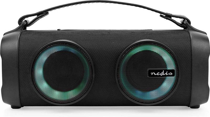 Nedis - SPBB306BK - Bluetooth Party Boombox - Zwart - 24 W