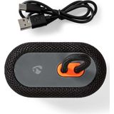 Nedis - Bluetooth Luidspreker - Zwart - 7W - Oplaadbare Batterij