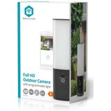Nedis - SmartLife Camera - Buiten - Zwart - Full HD 1080p - IP65 - Met Bewegingssensor