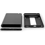 Nedis - HDD Behuizing - USB-A/USB-C - Aluminium