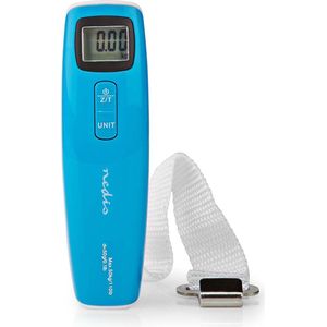 Nedis - SCLU112BU - Digitale Bagageweegschaal - Blauw - Kunststof