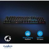 Nedis - Gaming Toetsenbord - Mechanisch - RGB - Zwart