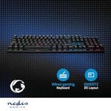 Nedis - Gaming Toetsenbord - Zwart - Mechanisch - USB Type-A - LED Verlichting