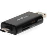 Nedis - Dual Card Reader - USB 3.2 Gen1 - Voor microSD en SD Geheugenkaarten
