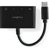 Nedis - USB-C Hub - Zwart - USB-A en USB-C Poorten - Busgevoed