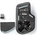 Nedis - MSWS510BK - Draadloze Muis - Zwart - Instelbare Dpi - 6 Knoppen