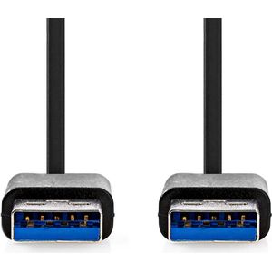 USB A naar USB A kabel | 1 meter | USB 3.0 (Vertind koper)