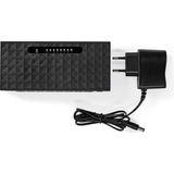 Nedis - Gigabit Ethernet Switch - Zwart - 8 Poorten - CAT6