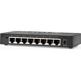 Nedis - Gigabit Ethernet Switch - Zwart - 8 Poorten - CAT6