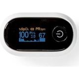 Nedis - BTHOX10WT - Smartlife Pulse Oximeter - Wit - Bluetooth - Oled-scherm