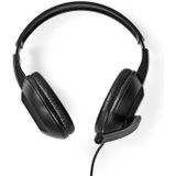 Nedis PC-Headset - Over-Ear - Stereo - USB Type-A / USB Type-C - Inklapbare Microfoon - Zwart