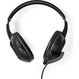Nedis PC-Headset - Over-Ear - Stereo - USB Type-A / USB Type-C - Inklapbare Microfoon - Zwart